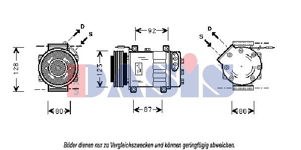 AKS DASIS Kompressori, ilmastointilaite 851029N